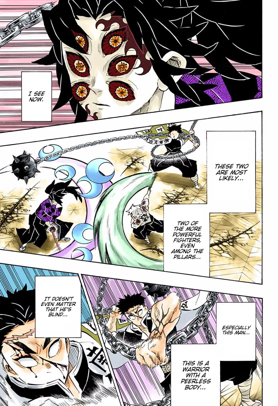 Demon Slayer Infinity Castle Colored Manga, chapter 171, page 5