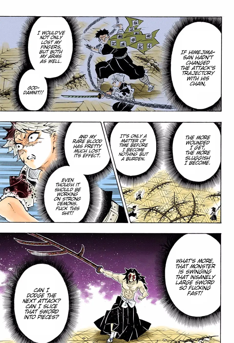 Demon Slayer Infinity Castle Colored Manga, chapter 172, page 3