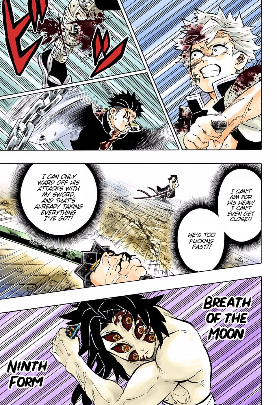 Demon Slayer Infinity Castle Colored Manga, chapter 172, page 9
