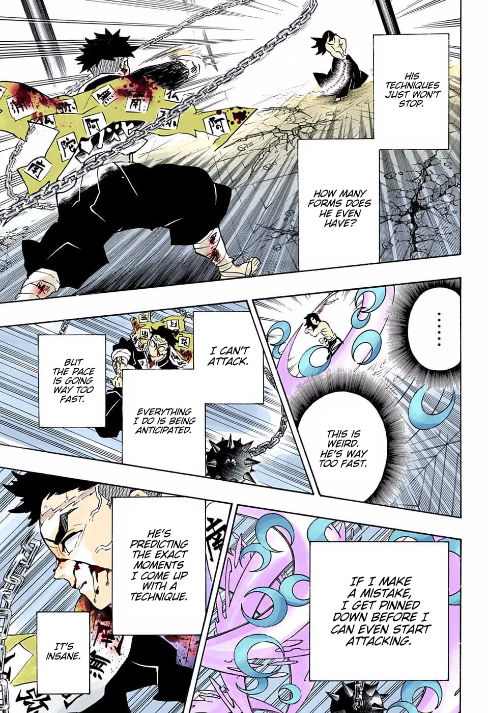 Demon Slayer Infinity Castle Colored Manga, chapter 173, page 3
