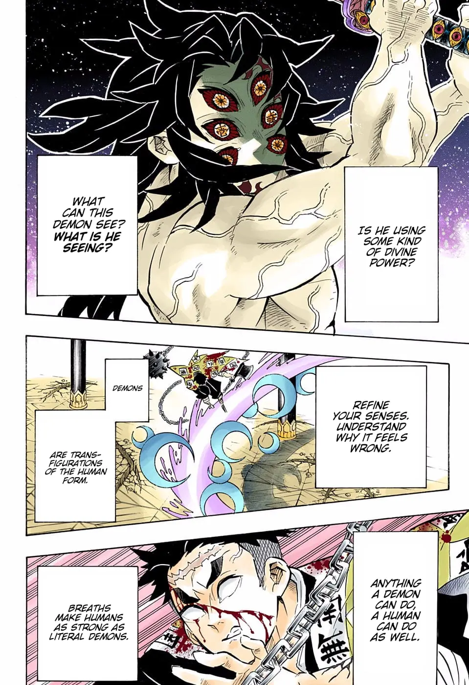 Demon Slayer Infinity Castle Colored Manga, chapter 173, page 4
