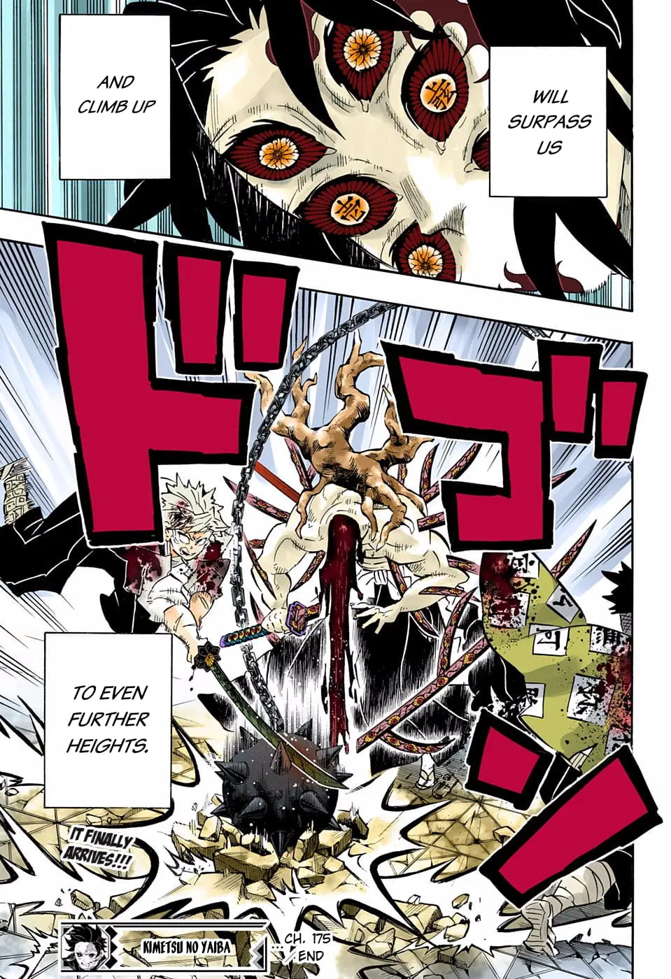 Demon Slayer Infinity Castle Colored Manga, chapter 175, page 22
