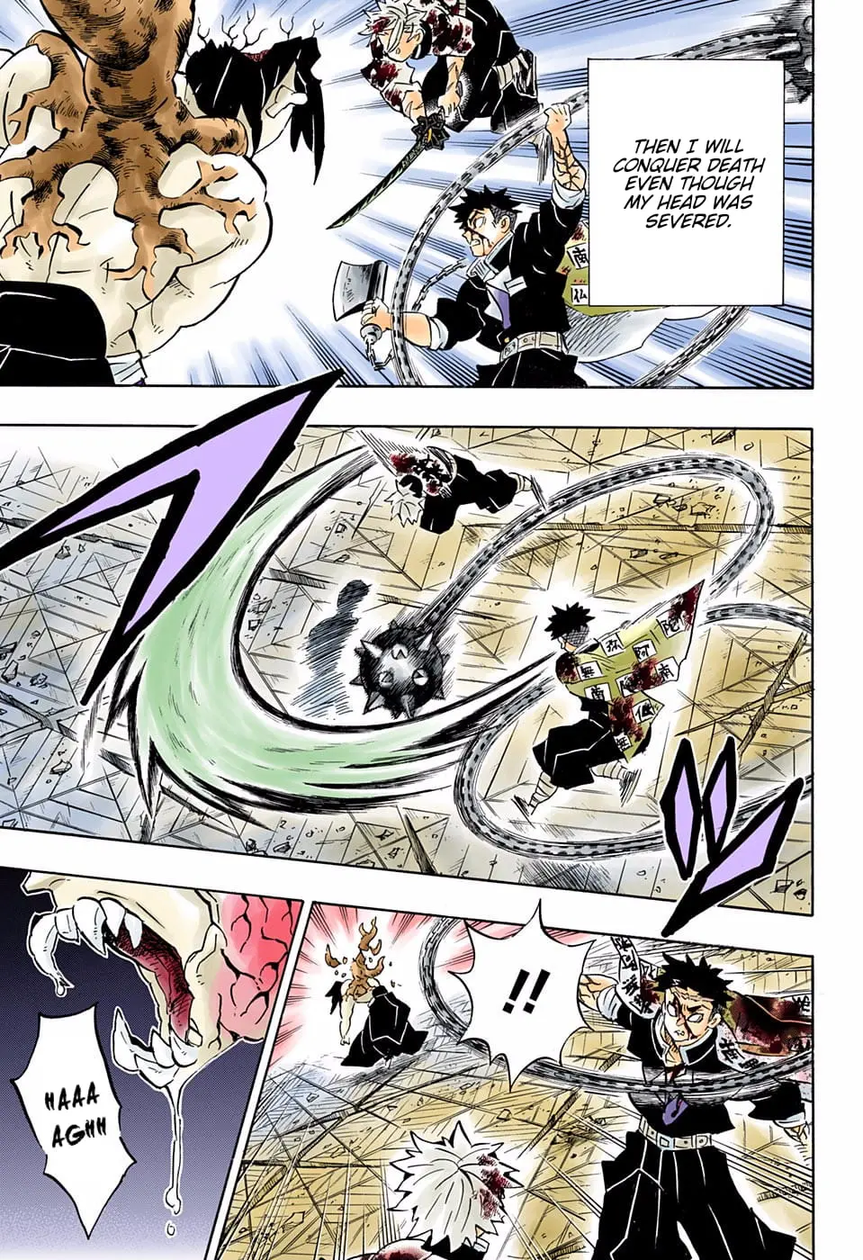 Demon Slayer Infinity Castle Colored Manga, chapter 176, page 9
