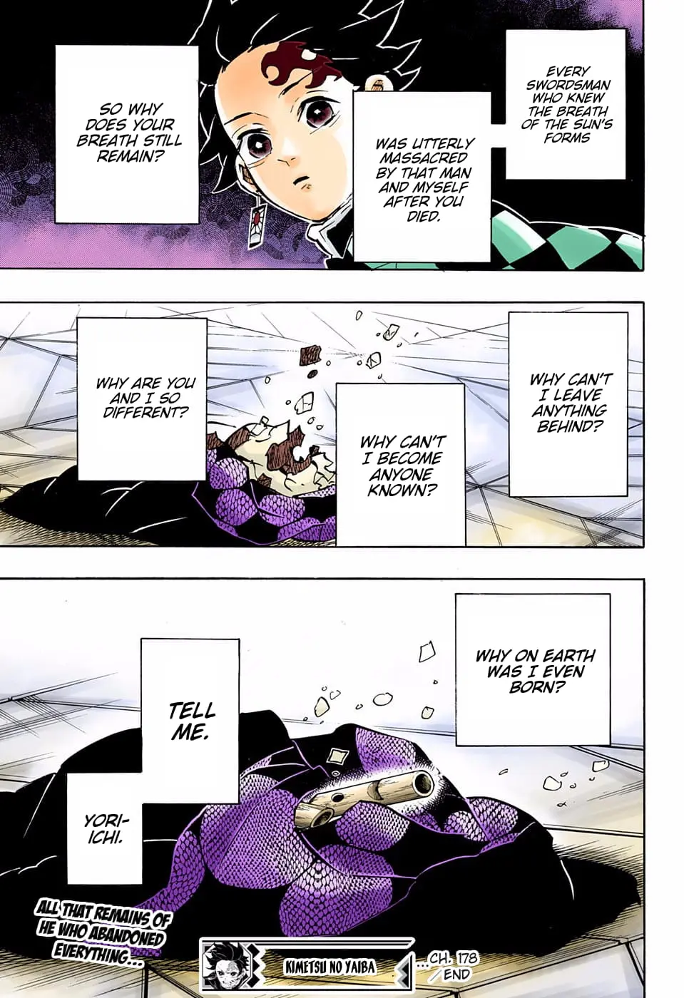 Demon Slayer Infinity Castle Colored Manga, chapter 178, page 19