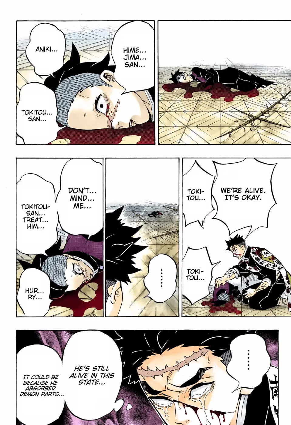 Demon Slayer Infinity Castle Colored Manga, chapter 179, page 4