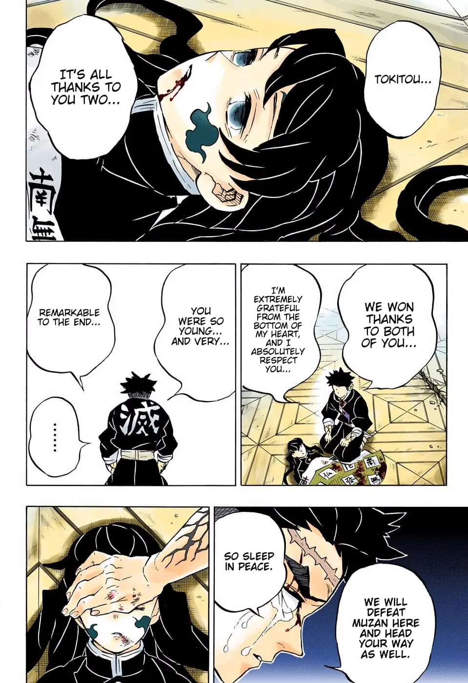Demon Slayer Infinity Castle Colored Manga, chapter 179, page 6