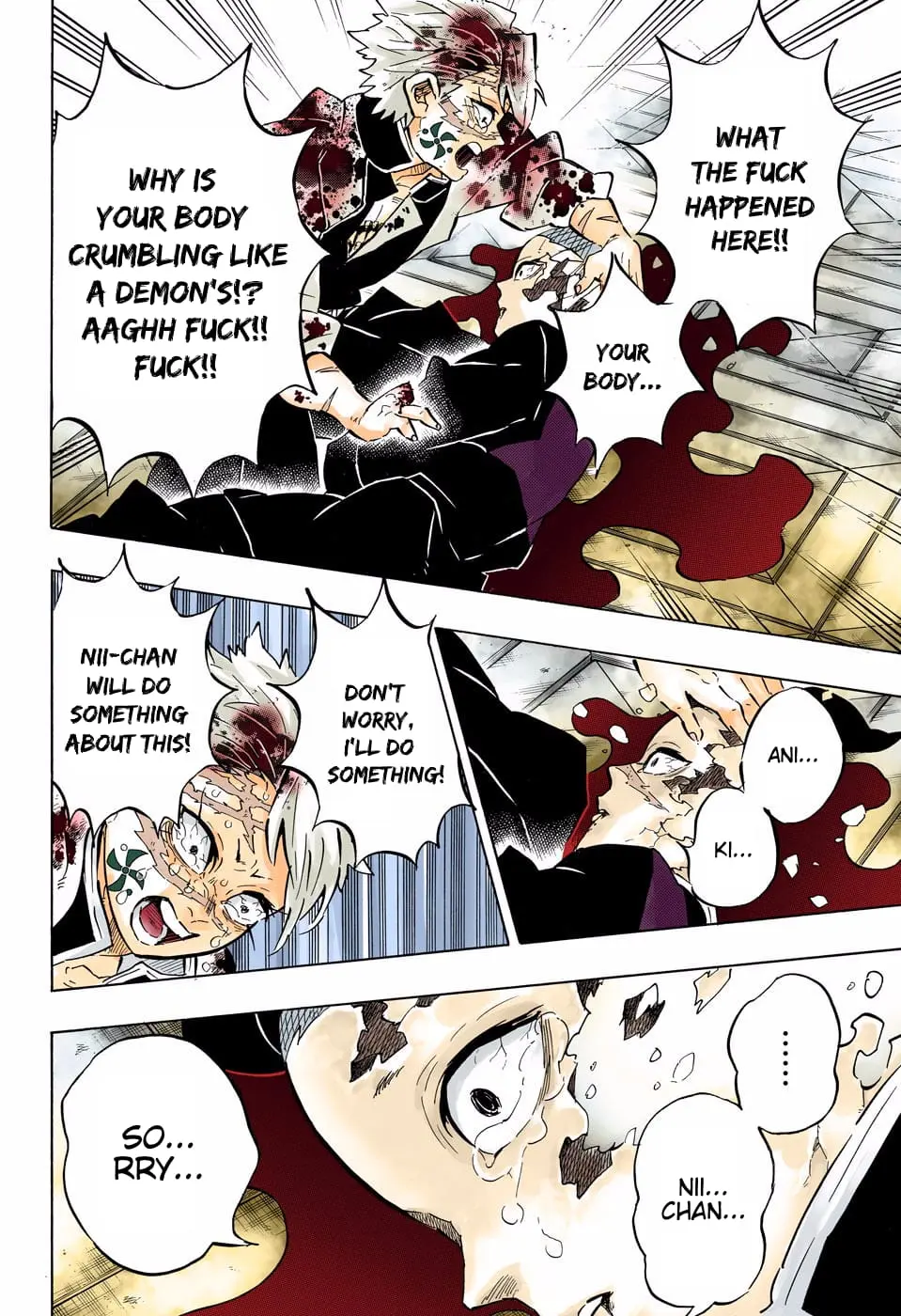 Demon Slayer Infinity Castle Colored Manga, chapter 179, page 14