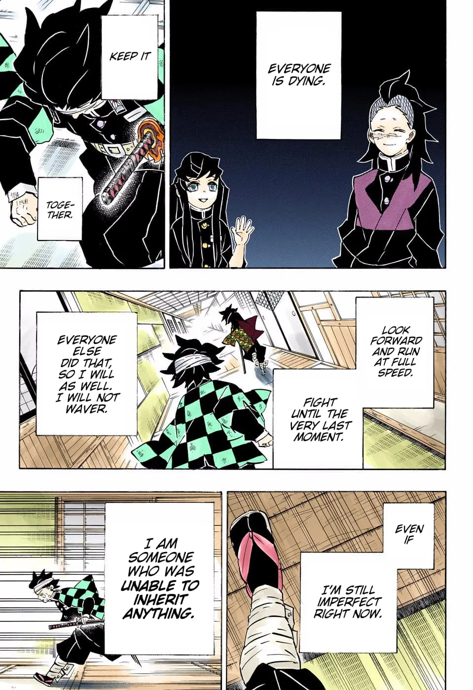 Demon Slayer Infinity Castle Colored Manga, chapter 180, page 3