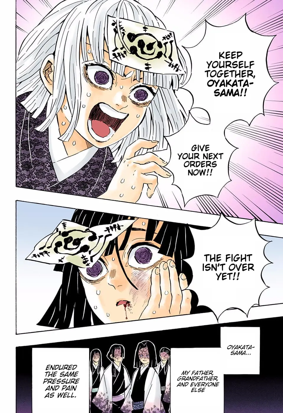 Demon Slayer Infinity Castle Colored Manga, chapter 181, page 4