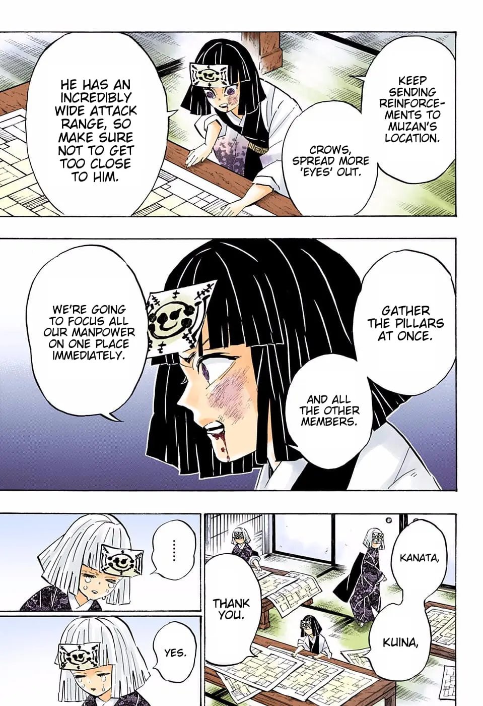 Demon Slayer Infinity Castle Colored Manga, chapter 181, page 5