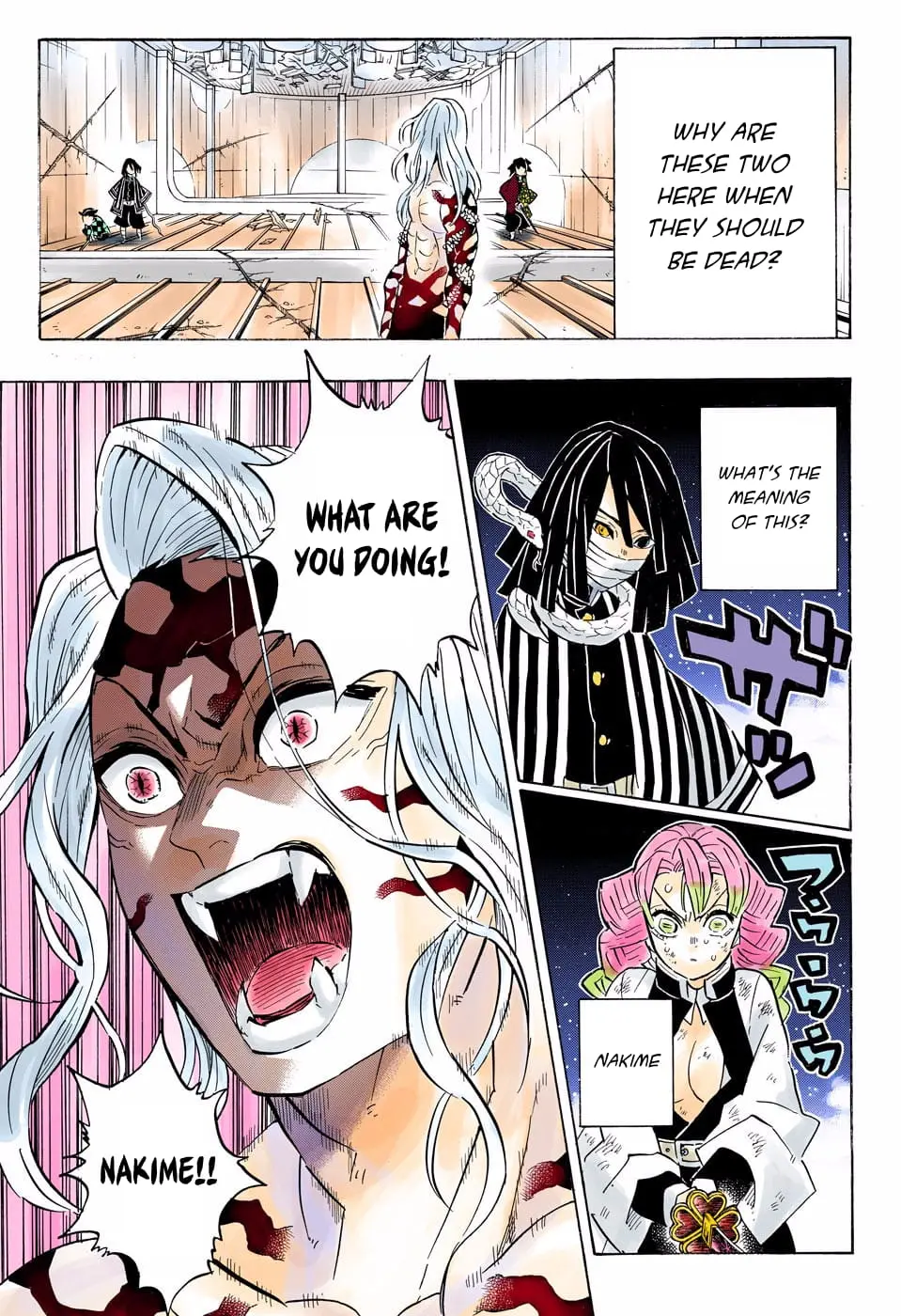 Demon Slayer Infinity Castle Colored Manga, chapter 182, page 22