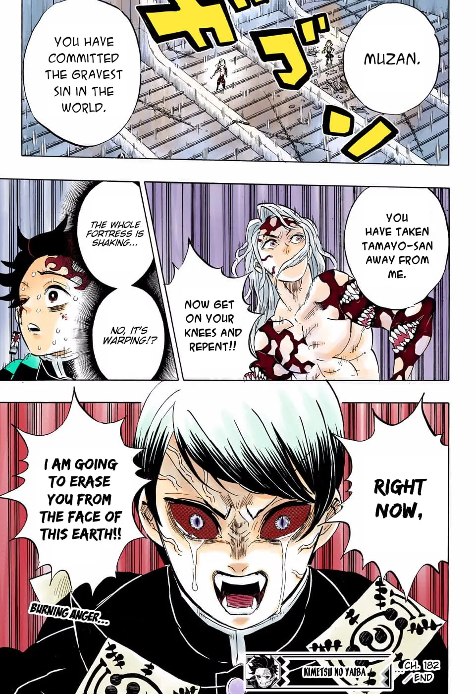 Demon Slayer Infinity Castle Colored Manga, chapter 182, page 24