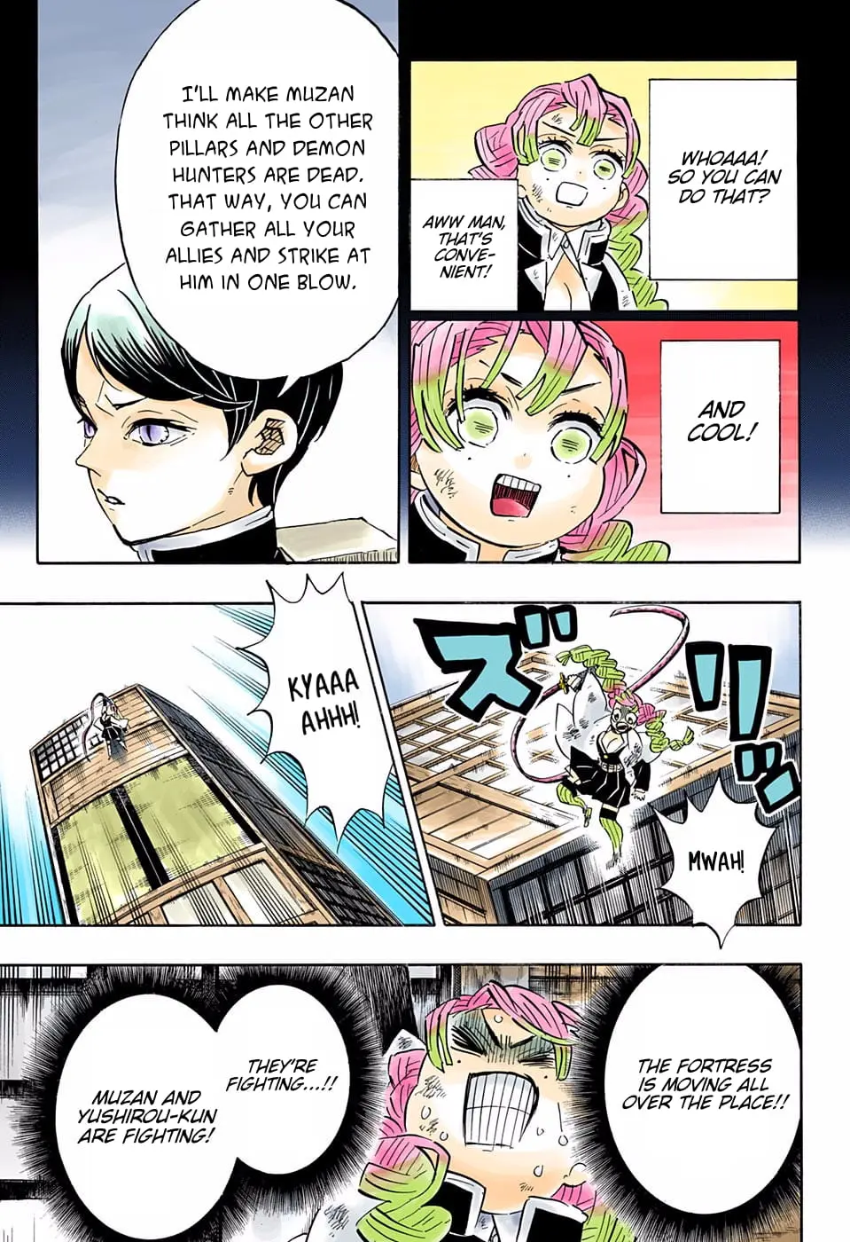 Demon Slayer Infinity Castle Colored Manga, chapter 183, page 5