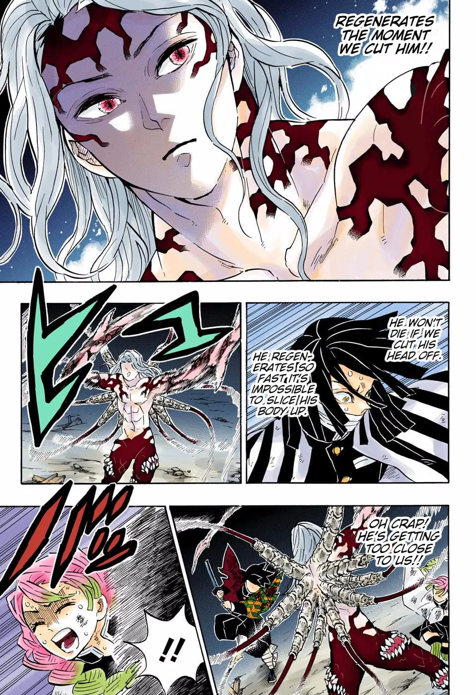 Demon Slayer Infinity Castle Colored Manga, chapter 184, page 11