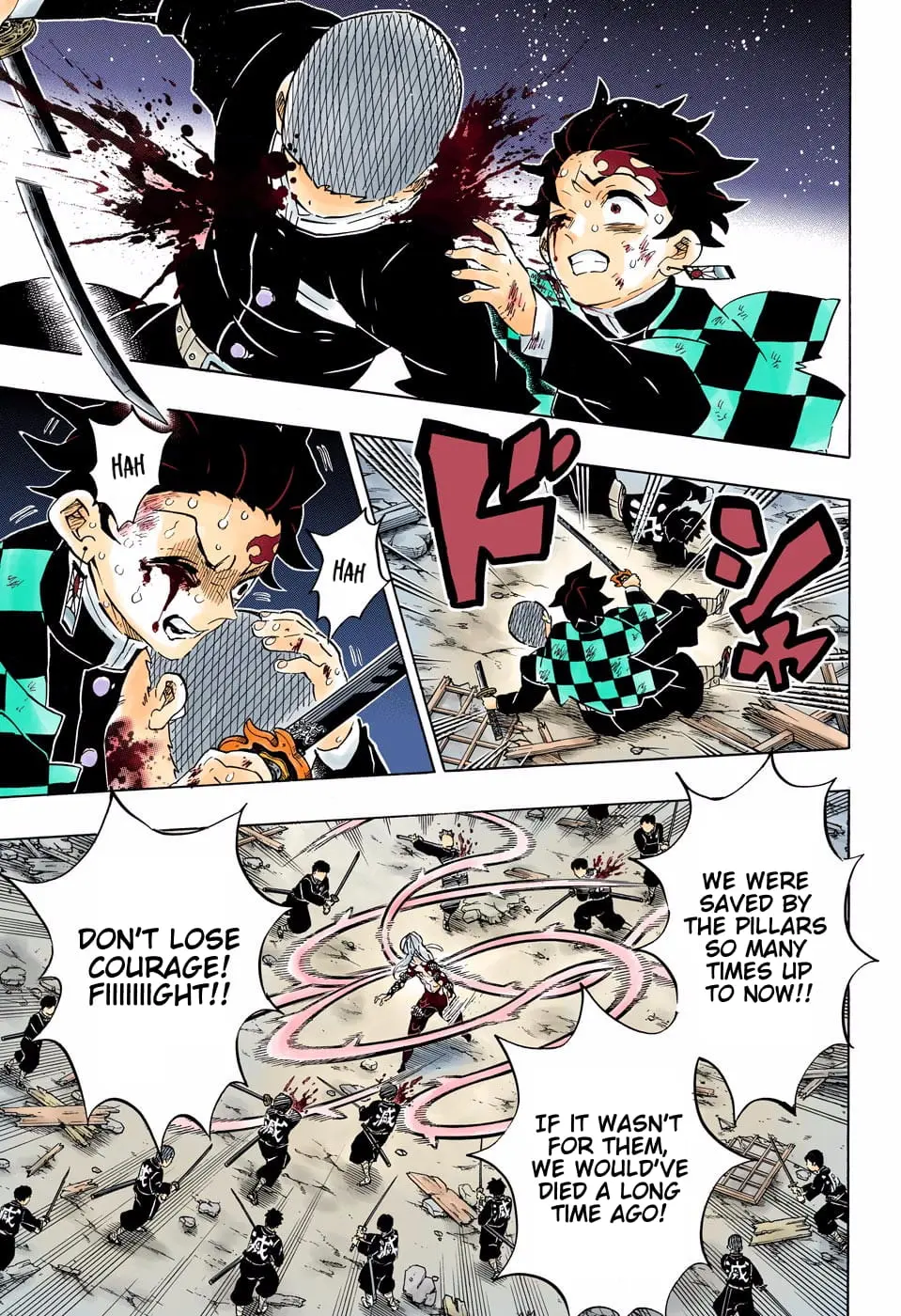 Demon Slayer Infinity Castle Colored Manga, chapter 184, page 14