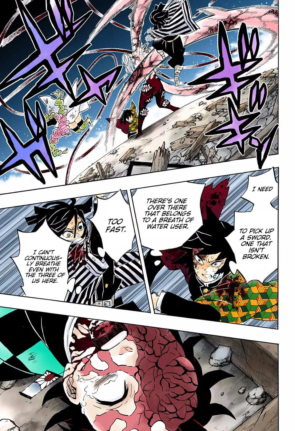 Demon Slayer Infinity Castle Colored Manga, chapter 185, page 9