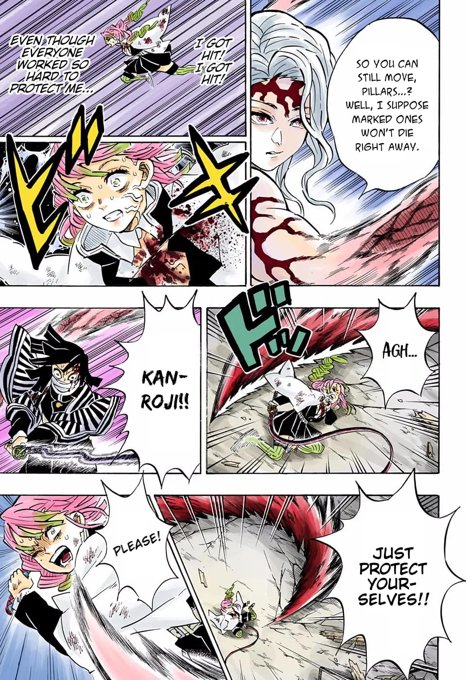 Demon Slayer Infinity Castle Colored Manga, chapter 185, page 11