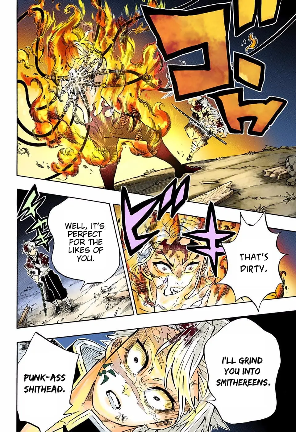 Demon Slayer Infinity Castle Colored Manga, chapter 185, page 16