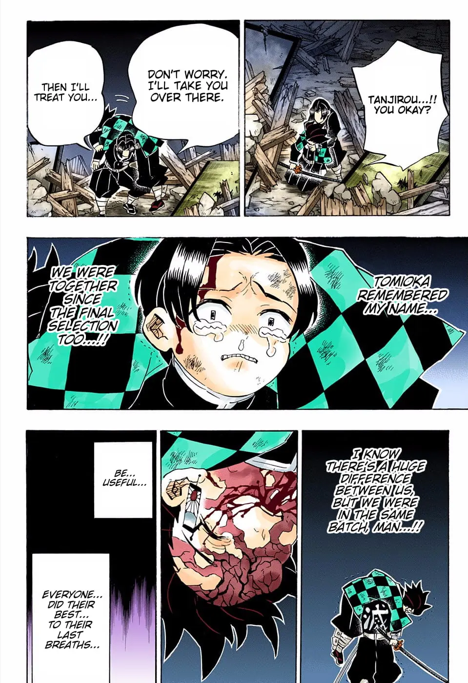 Demon Slayer Infinity Castle Colored Manga, chapter 185, page 18