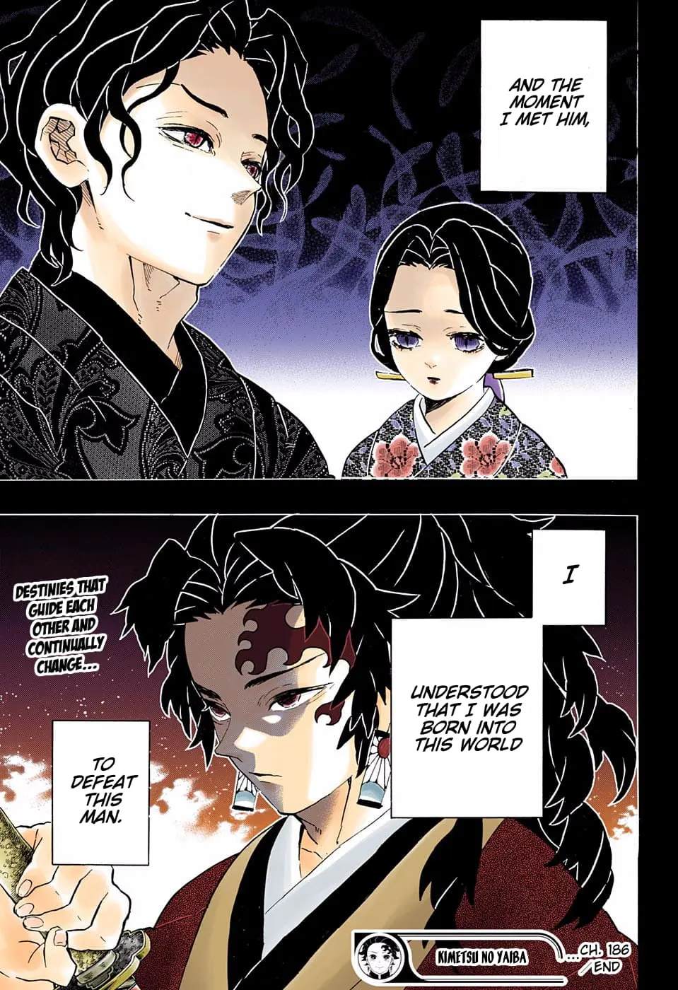 Demon Slayer Infinity Castle Colored Manga, chapter 186, page 19