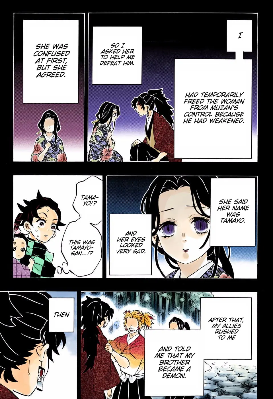 Demon Slayer Infinity Castle Colored Manga, chapter 187, page 10