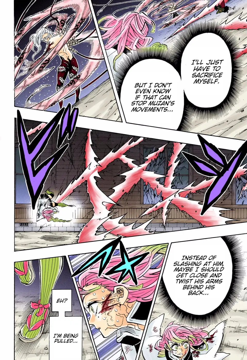 Demon Slayer Infinity Castle Colored Manga, chapter 188, page 4