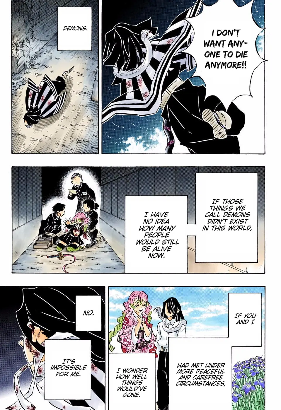 Demon Slayer Infinity Castle Colored Manga, chapter 188, page 9