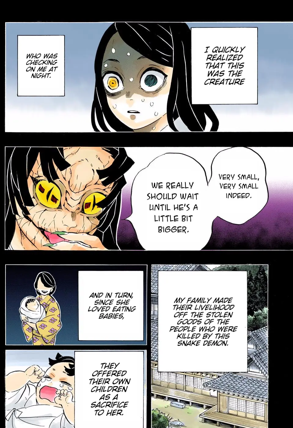 Demon Slayer Infinity Castle Colored Manga, chapter 188, page 14