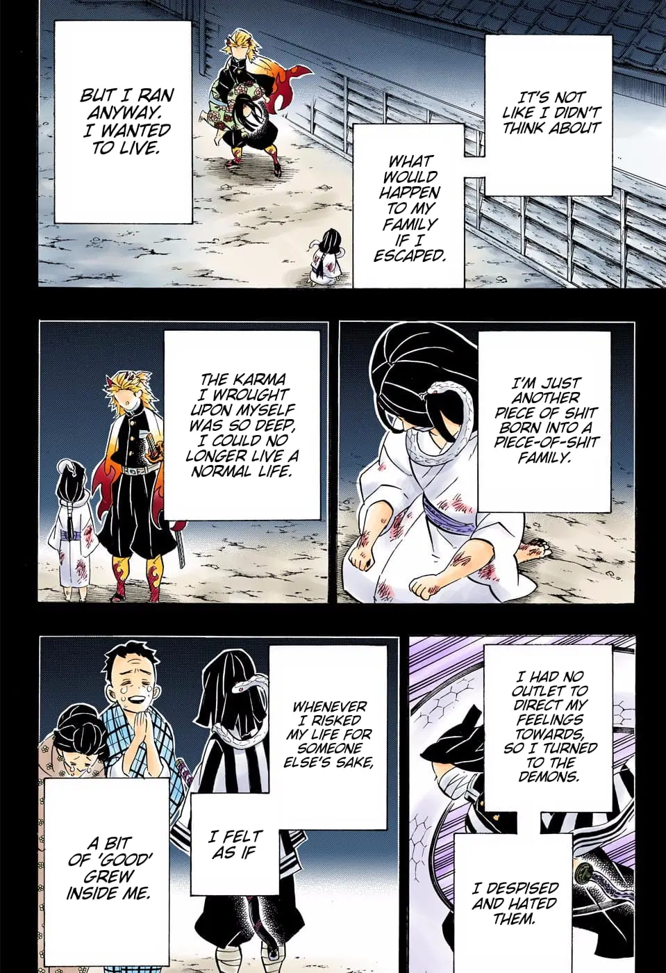 Demon Slayer Infinity Castle Colored Manga, chapter 188, page 18