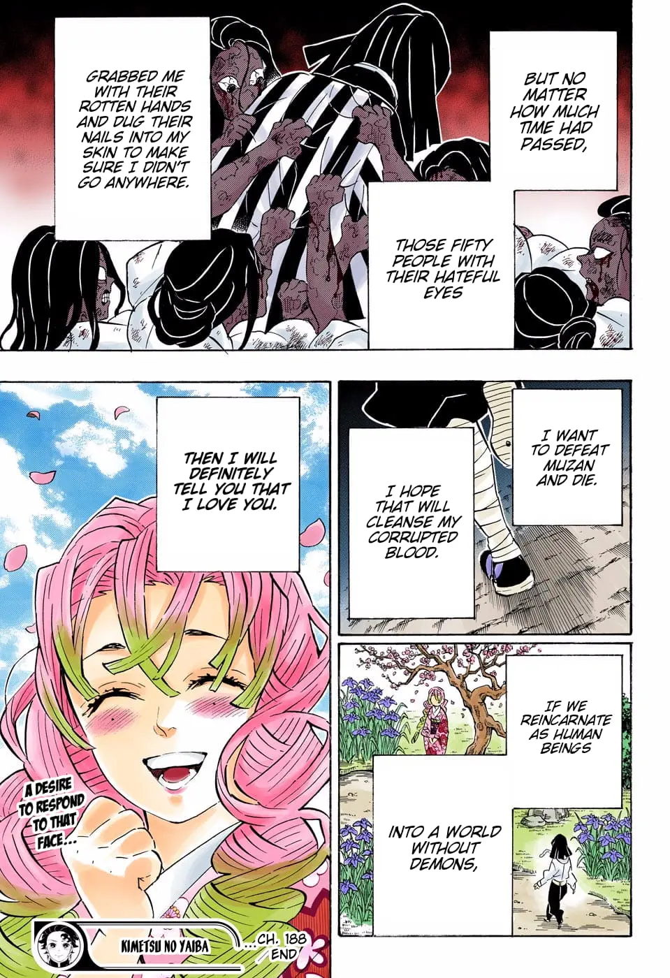 Demon Slayer Infinity Castle Colored Manga, chapter 188, page 19