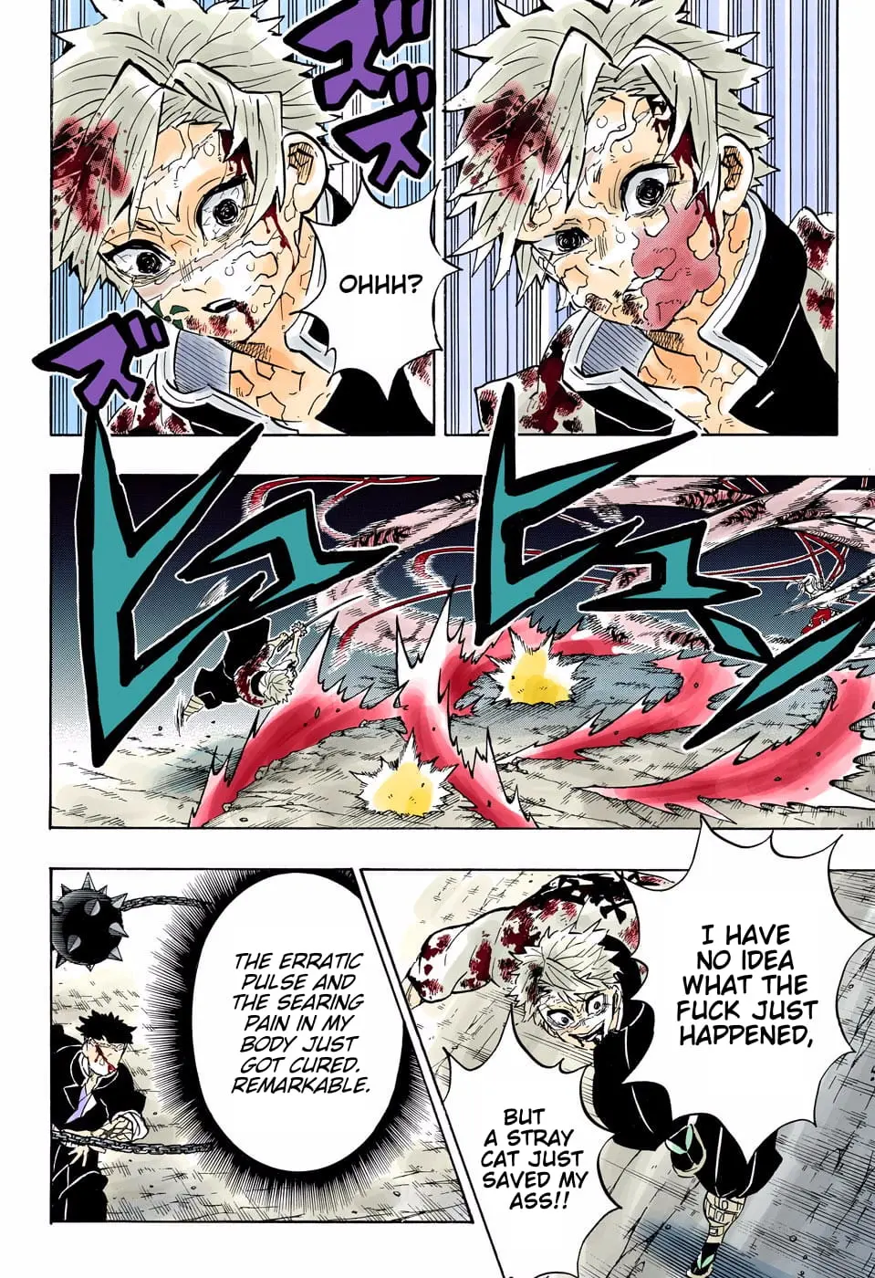 Demon Slayer Infinity Castle Colored Manga, chapter 189, page 14