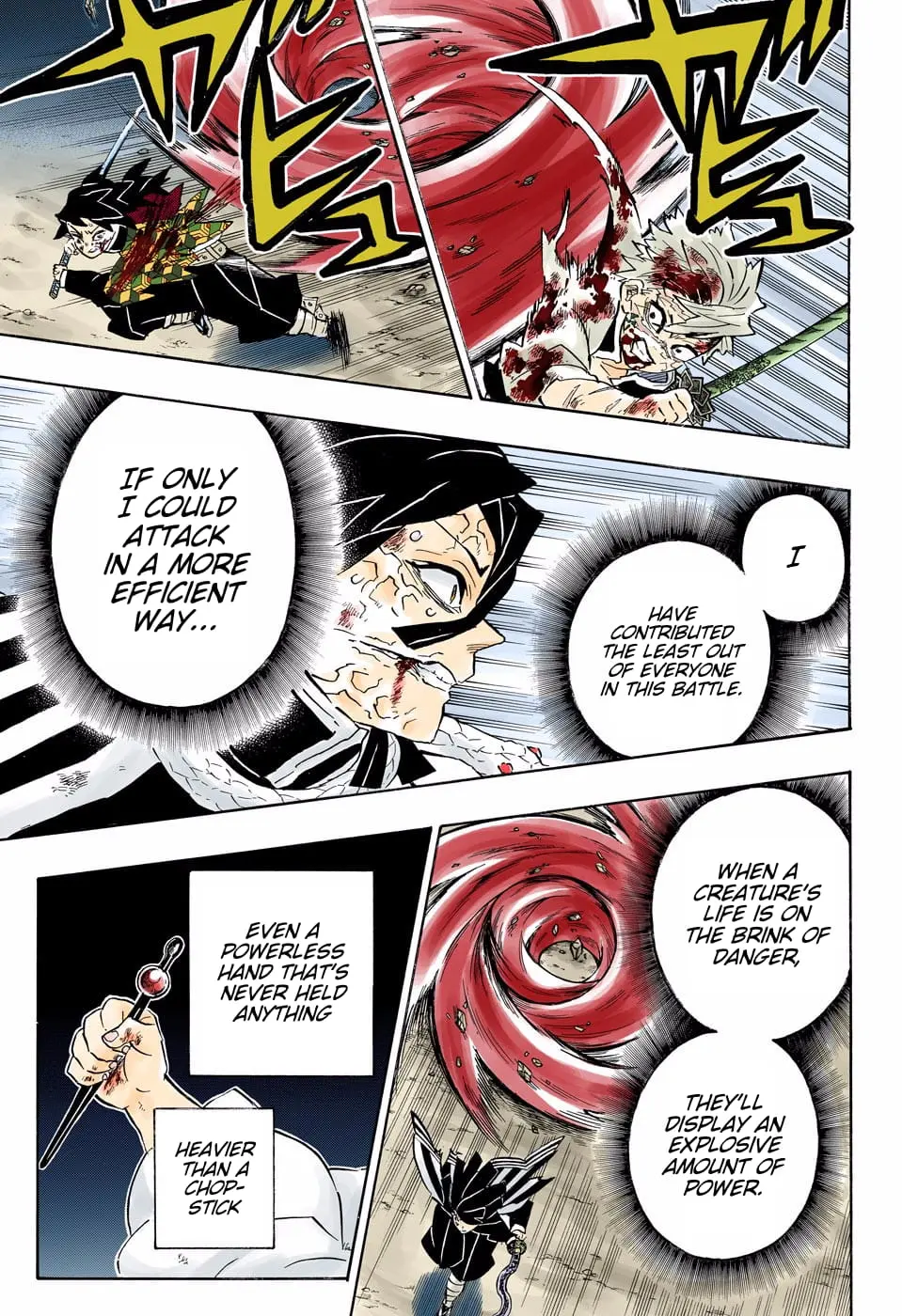 Demon Slayer Infinity Castle Colored Manga, chapter 189, page 17