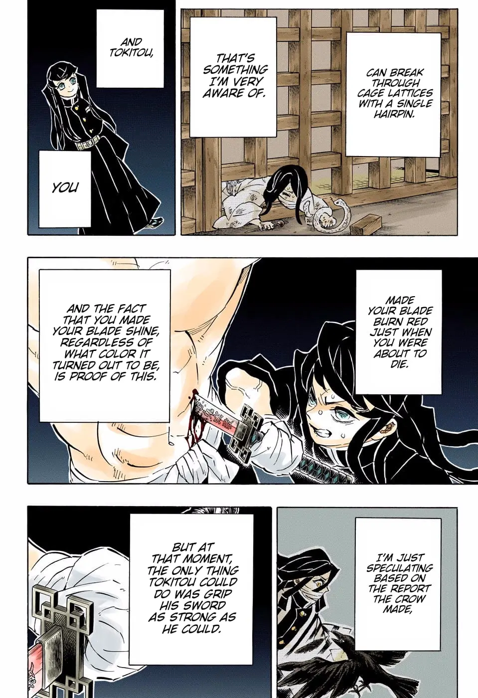 Demon Slayer Infinity Castle Colored Manga, chapter 189, page 18
