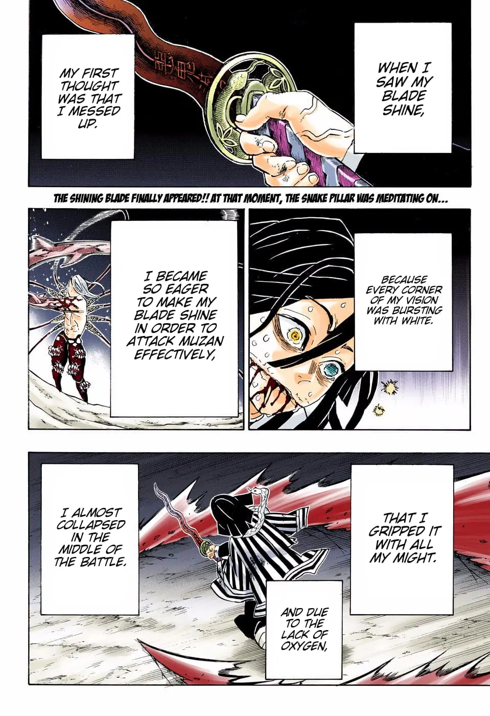 Demon Slayer Infinity Castle Colored Manga, chapter 190, page 2