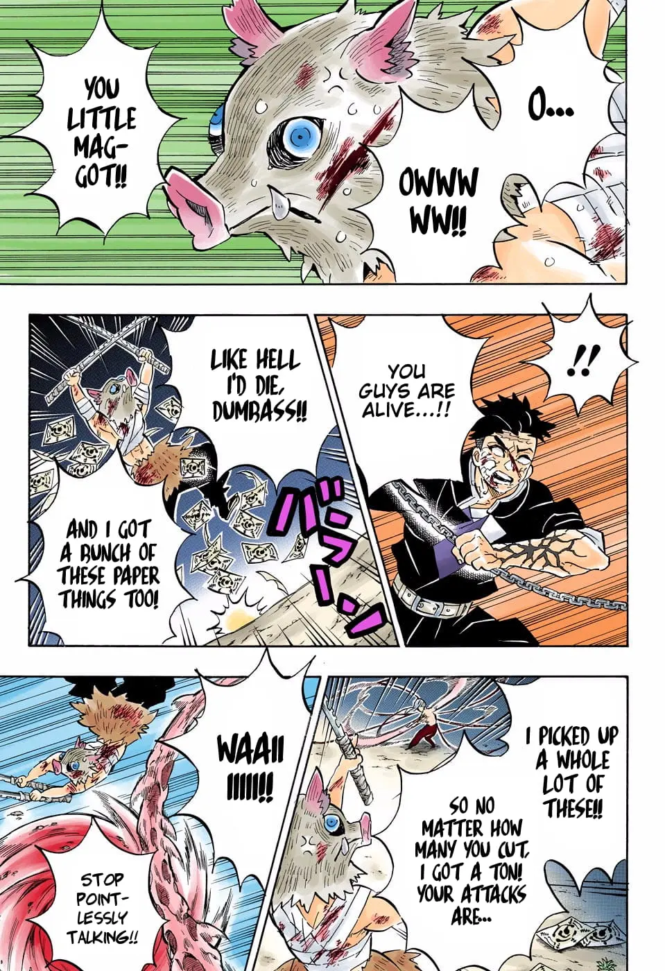 Demon Slayer Infinity Castle Colored Manga, chapter 190, page 12