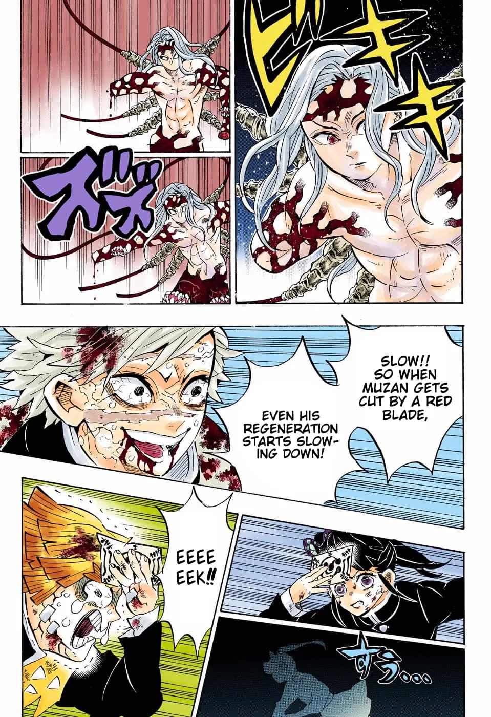 Demon Slayer Infinity Castle Colored Manga, chapter 190, page 14