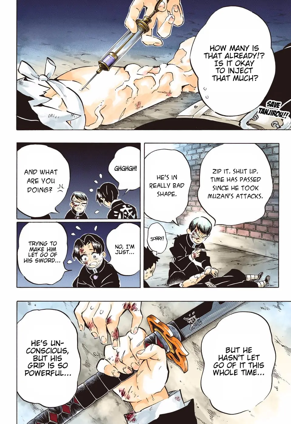 Demon Slayer Infinity Castle Colored Manga, chapter 191, page 3