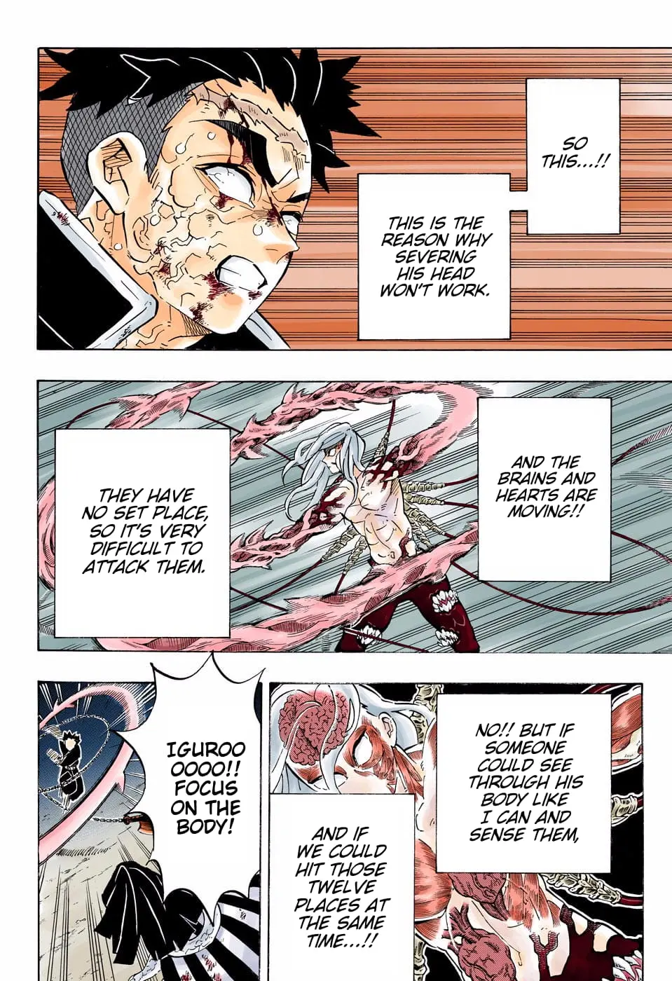 Demon Slayer Infinity Castle Colored Manga, chapter 191, page 11
