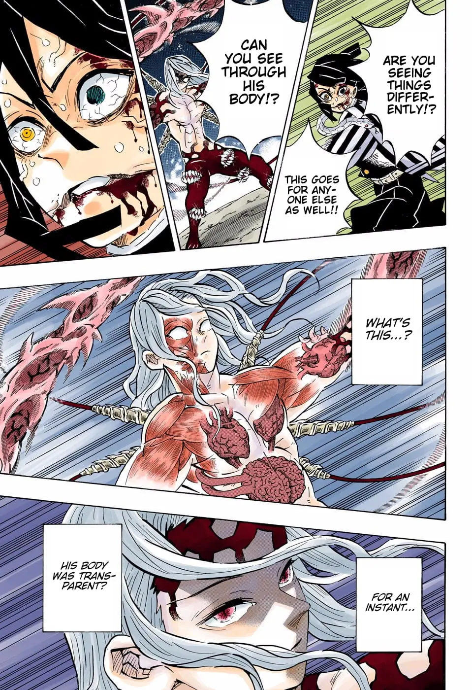 Demon Slayer Infinity Castle Colored Manga, chapter 191, page 12