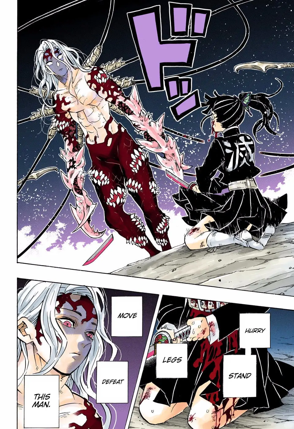Demon Slayer Infinity Castle Colored Manga, chapter 191, page 17