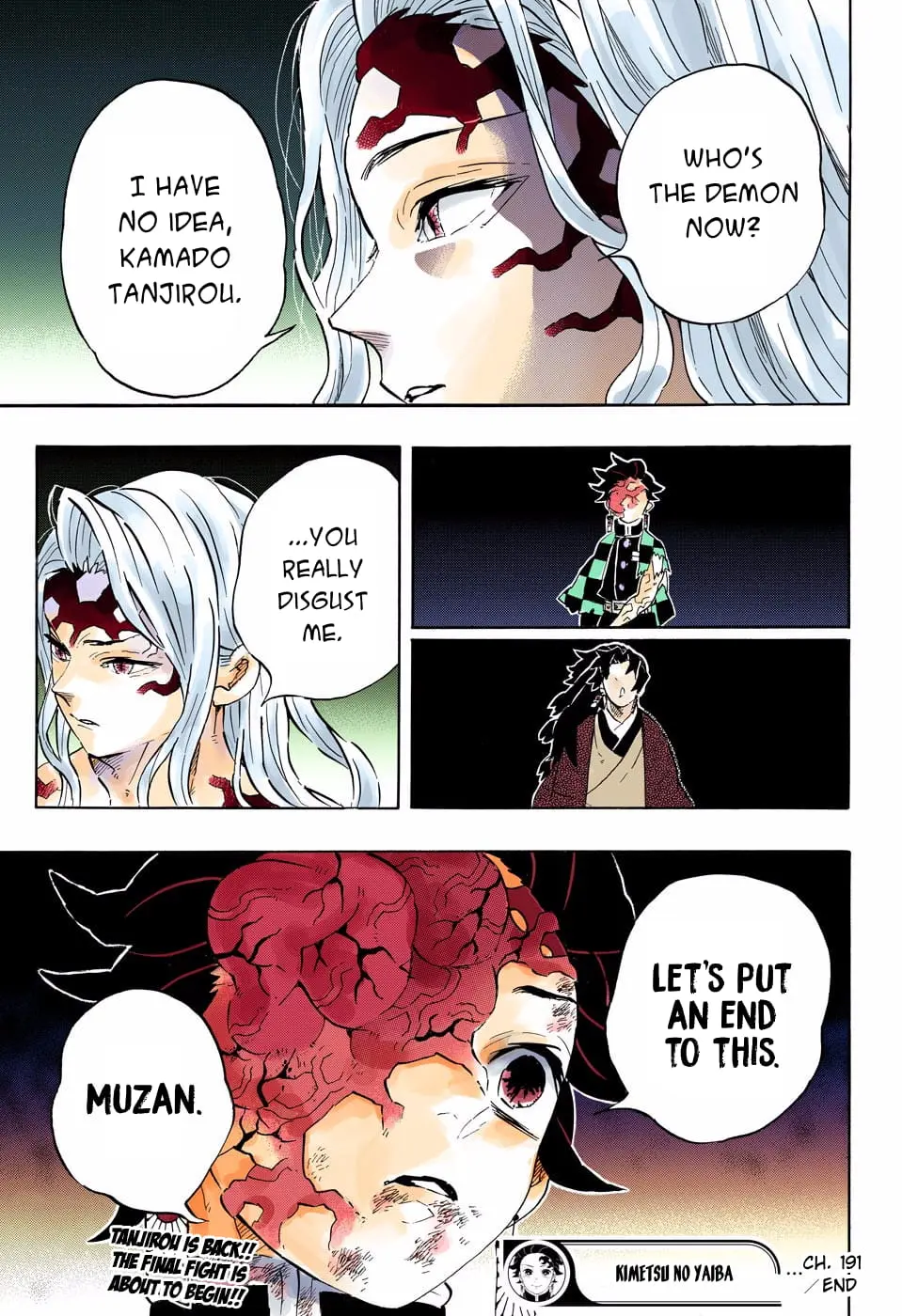 Demon Slayer Infinity Castle Colored Manga, chapter 191, page 22