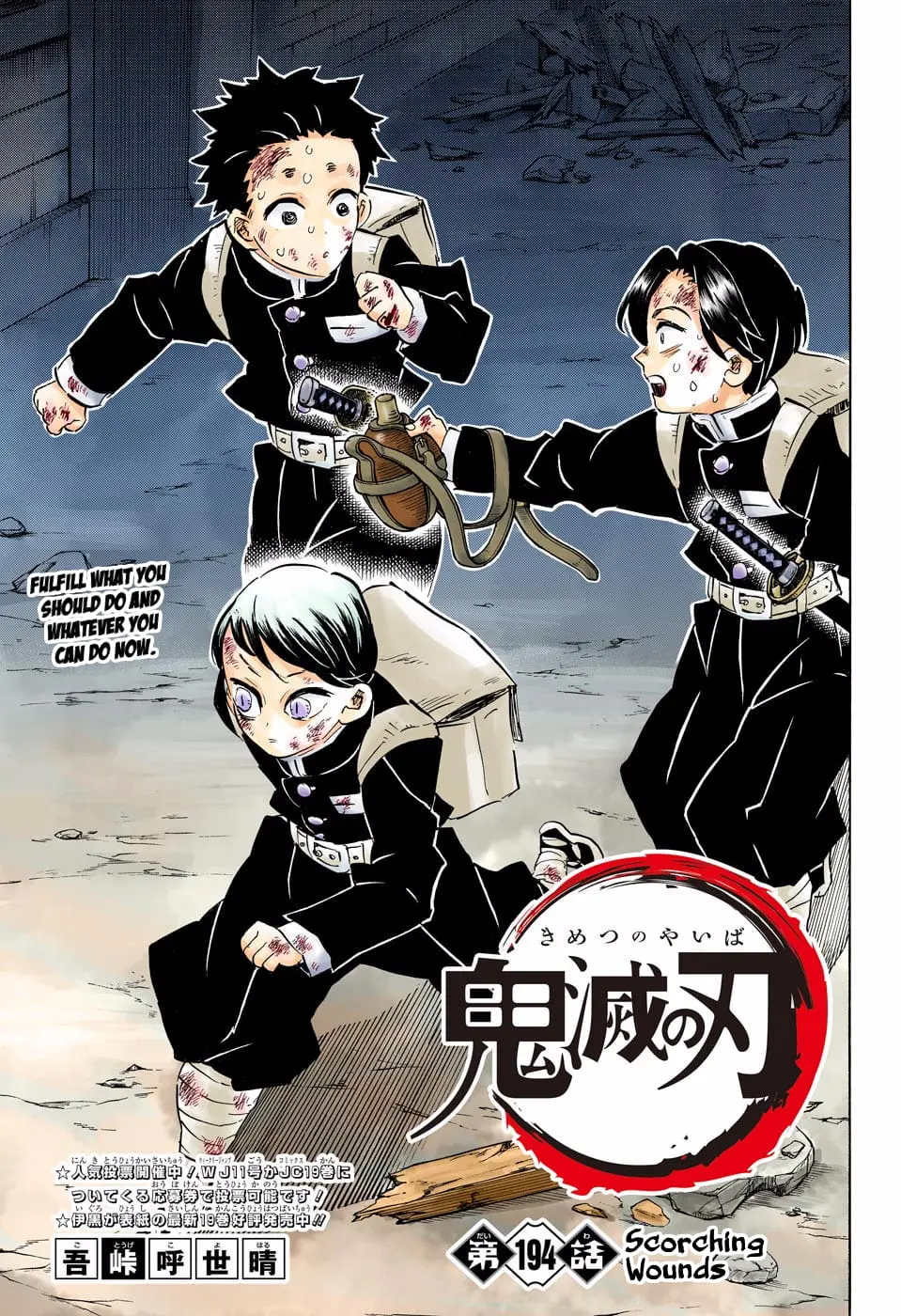 Demon Slayer Infinity Castle Colored Manga, chapter 194, page 1