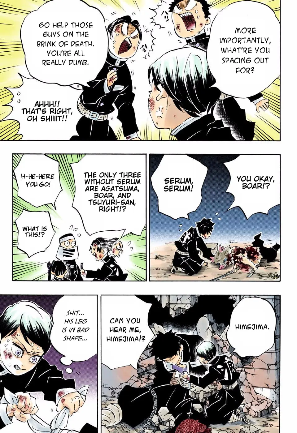 Demon Slayer Infinity Castle Colored Manga, chapter 194, page 3