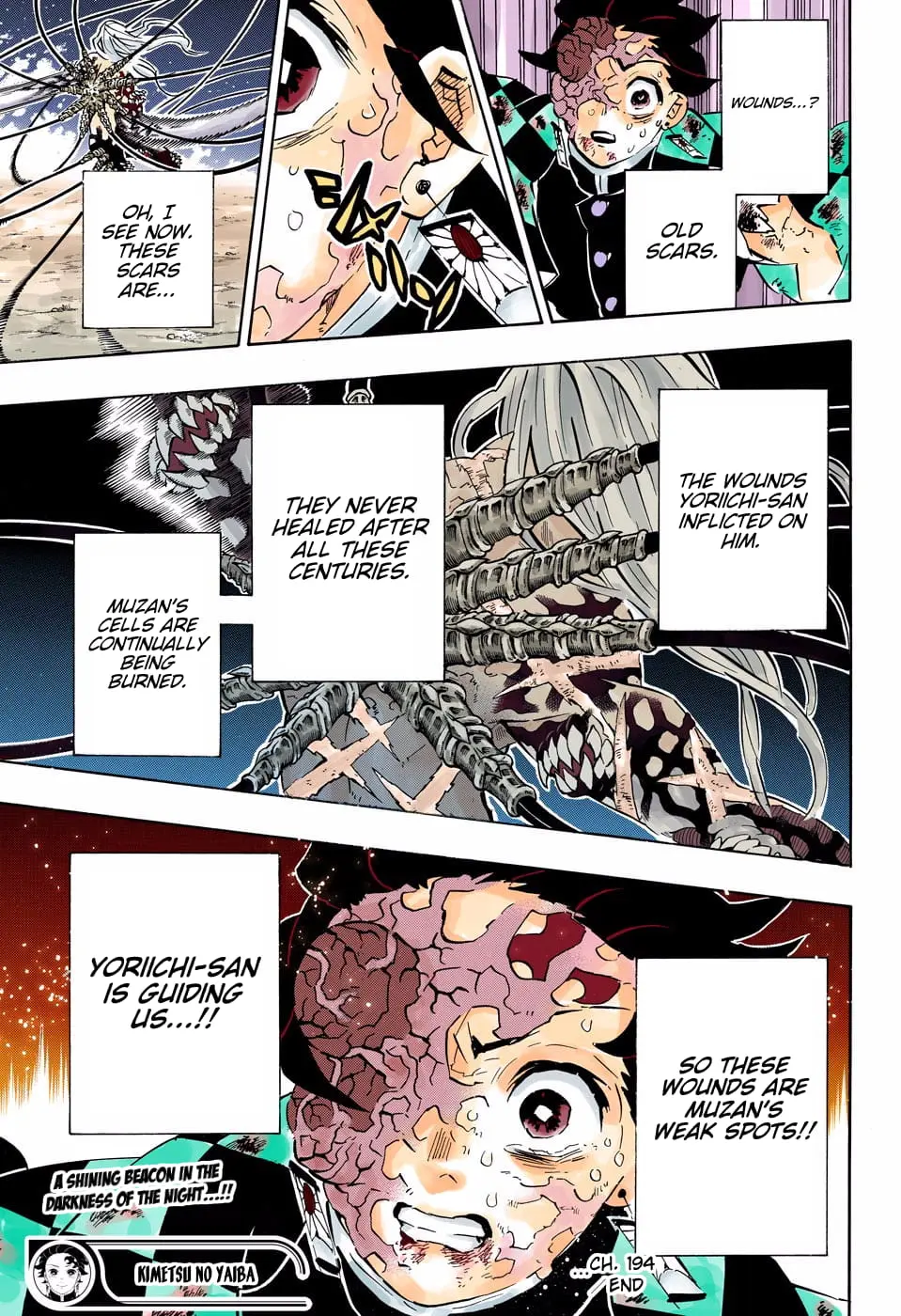 Demon Slayer Infinity Castle Colored Manga, chapter 194, page 19