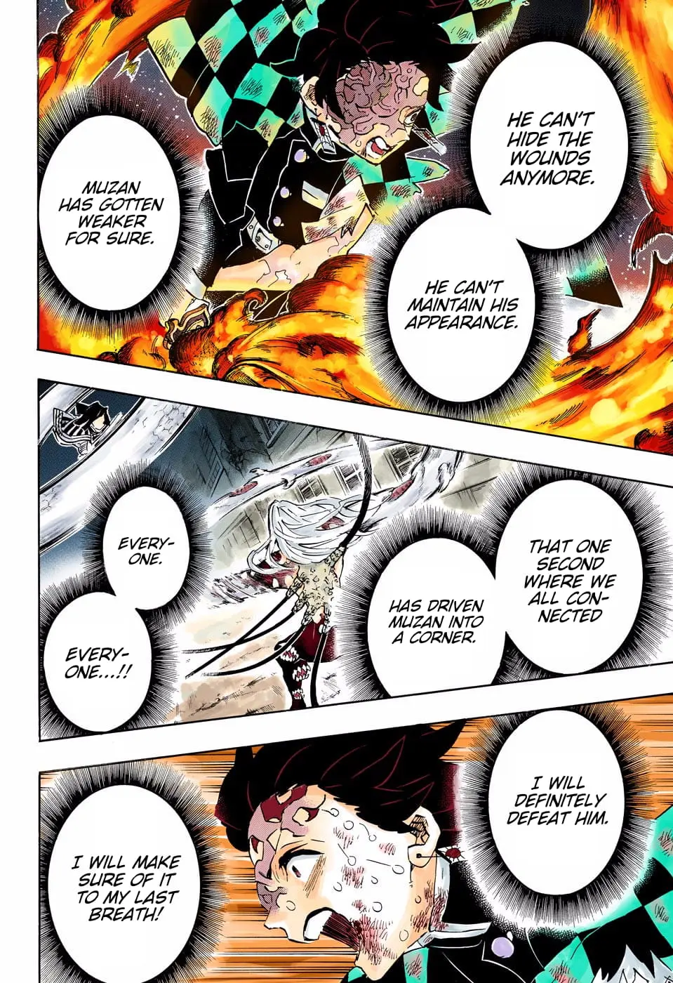 Demon Slayer Infinity Castle Colored Manga, chapter 195, page 4