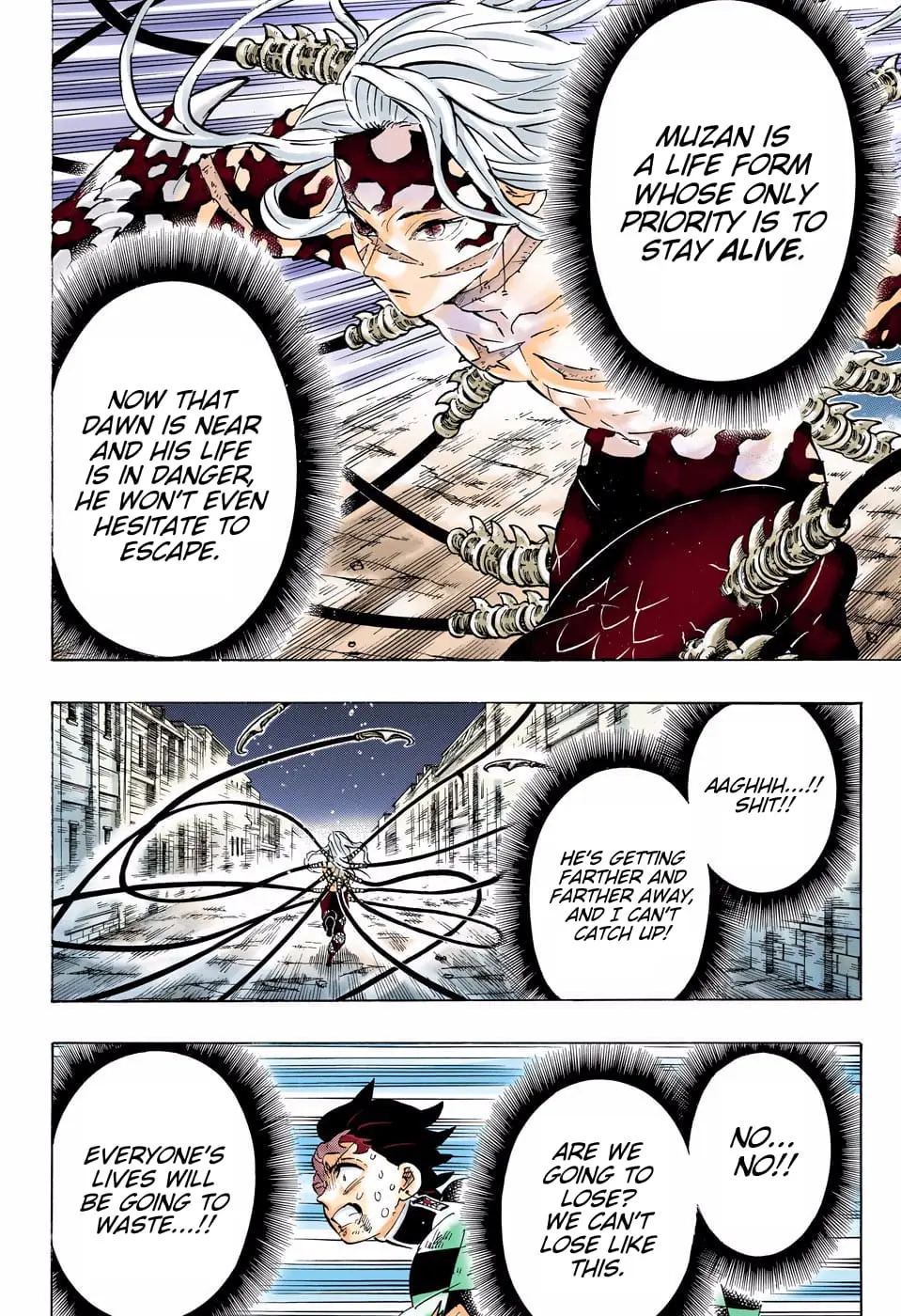 Demon Slayer Infinity Castle Colored Manga, chapter 195, page 7