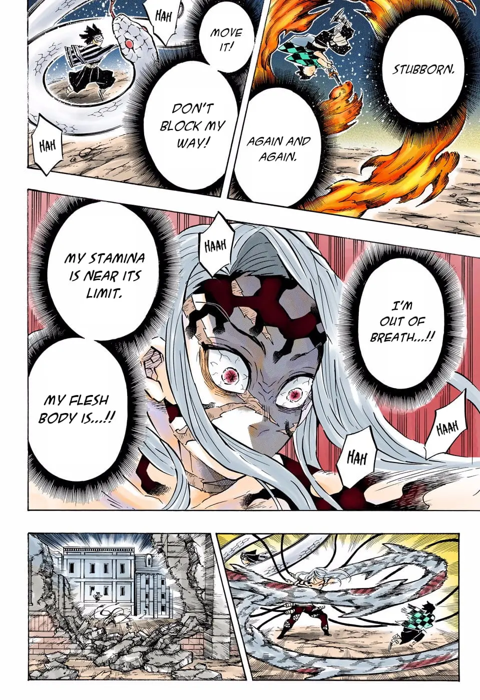 Demon Slayer Infinity Castle Colored Manga, chapter 195, page 17