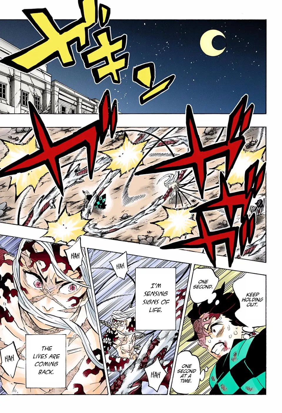 Demon Slayer Infinity Castle Colored Manga, chapter 196, page 13