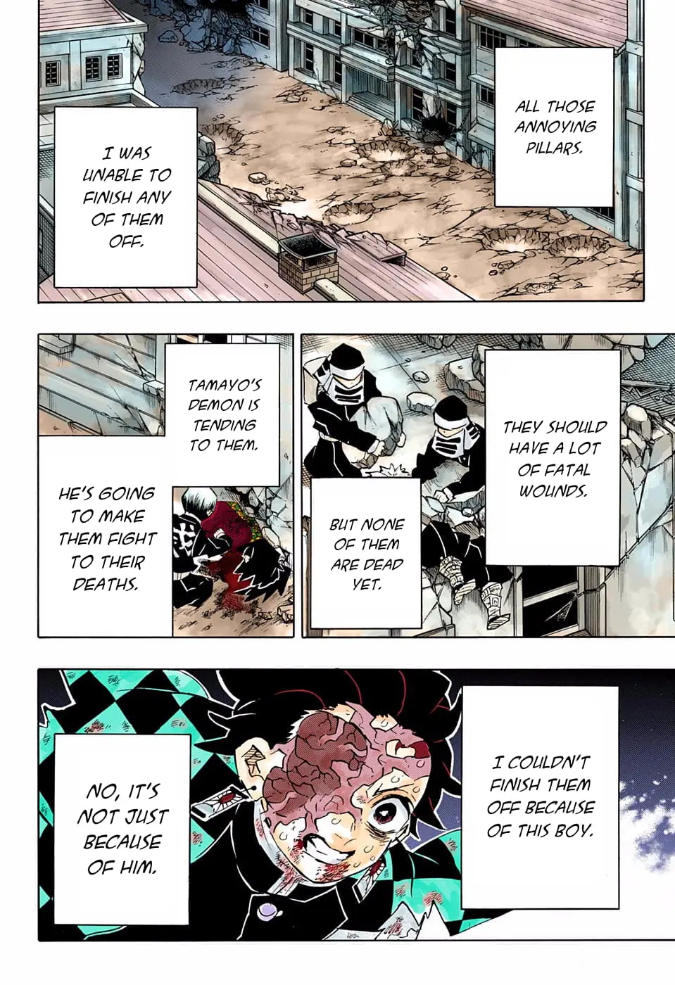Demon Slayer Infinity Castle Colored Manga, chapter 196, page 14