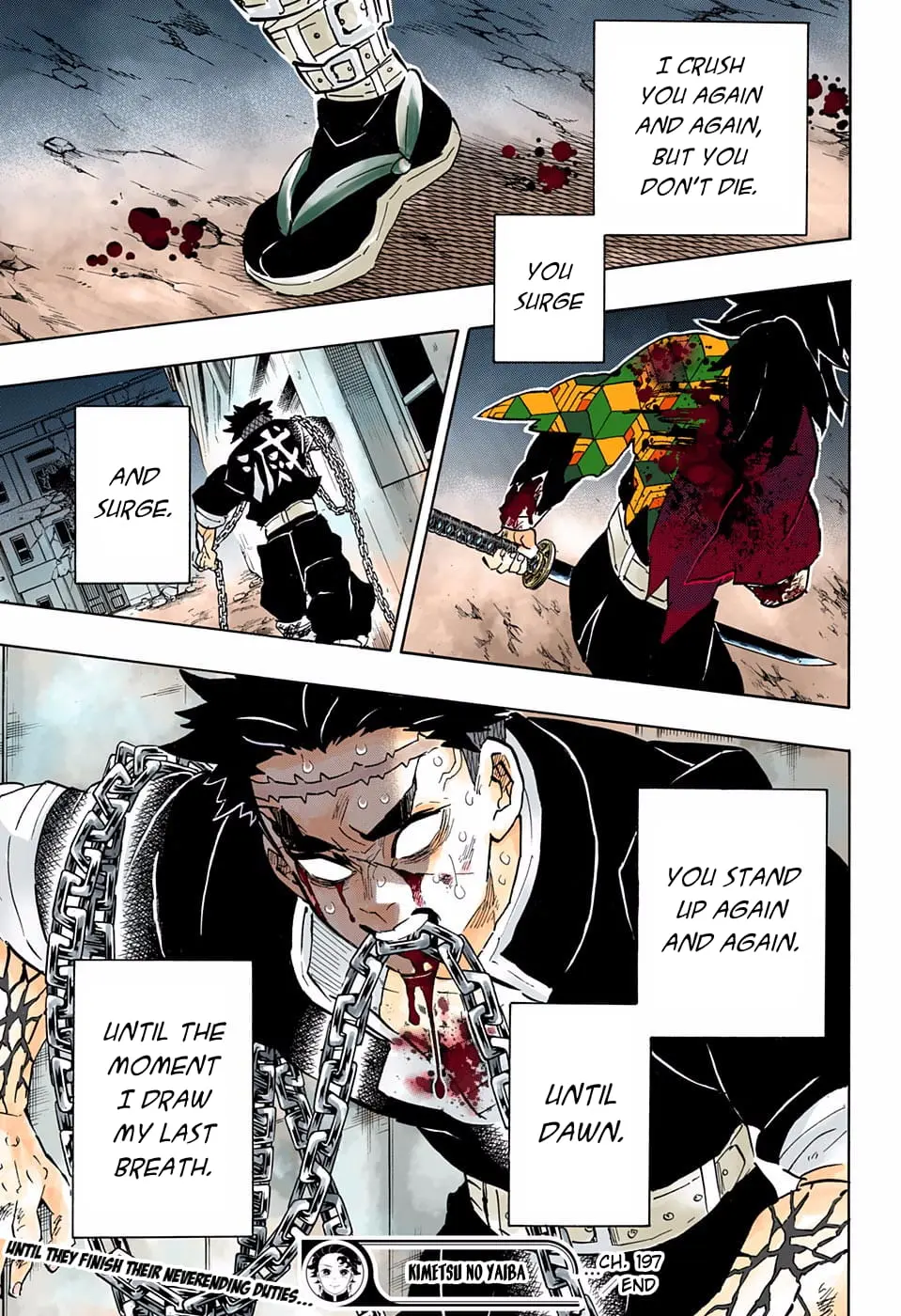 Demon Slayer Infinity Castle Colored Manga, chapter 197, page 18
